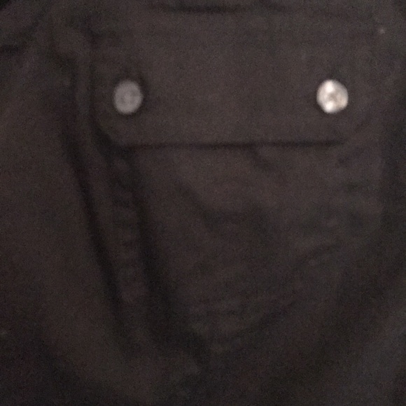 Express button up black top small - Picture 2 of 6